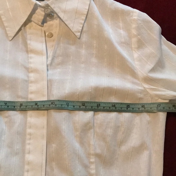 Ellen Tracy perfect white blouse - Picture 3 of 4